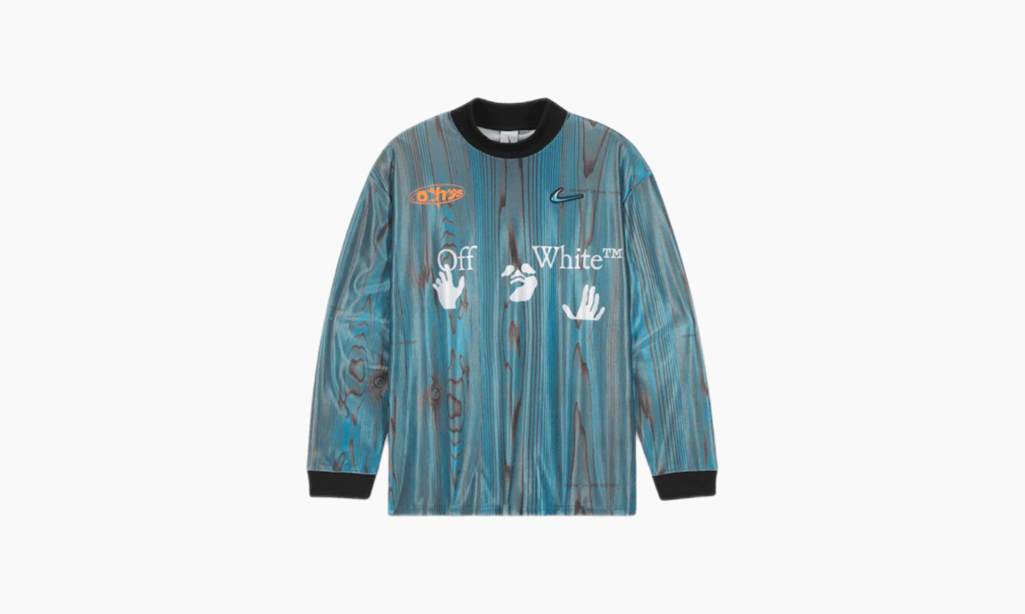 Off-White x Nike 001 Soccer Jersey “Blue”