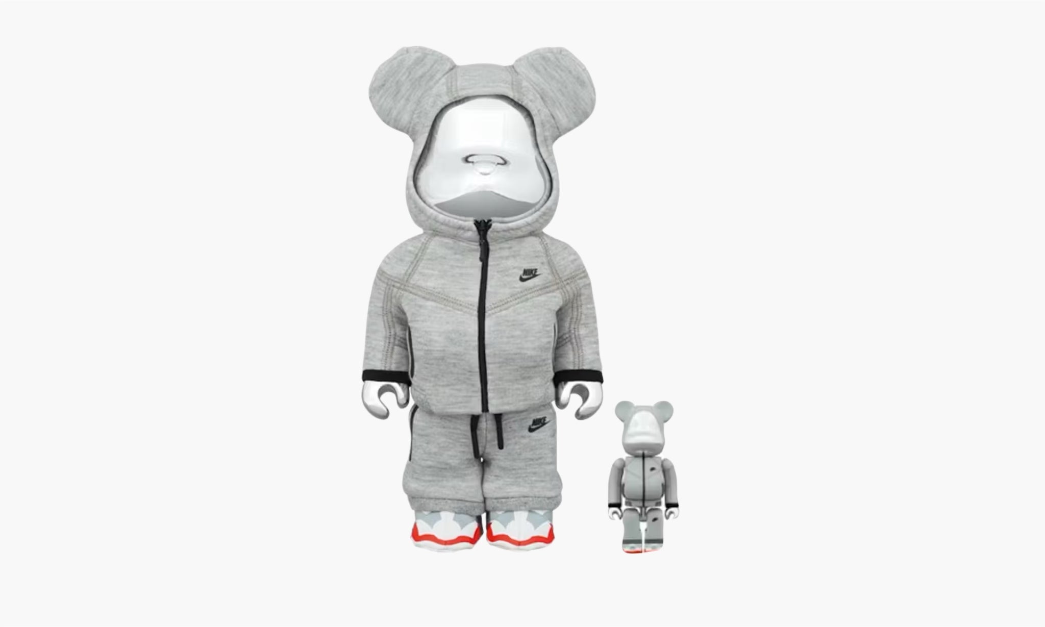 Bearbrick x Nike Tech Fleece N98 100% & 400% Set