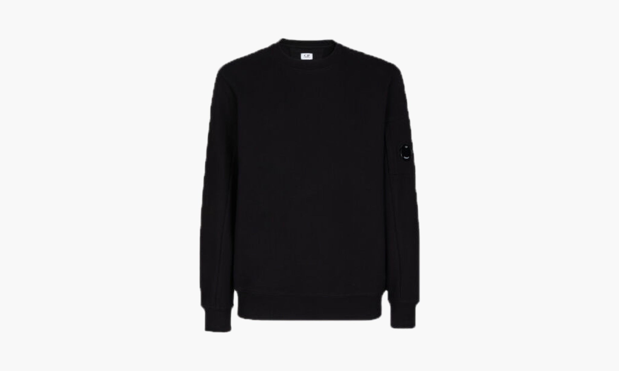 C.P. Company Diagonal Raised Fleece Sweatshirt “Black”