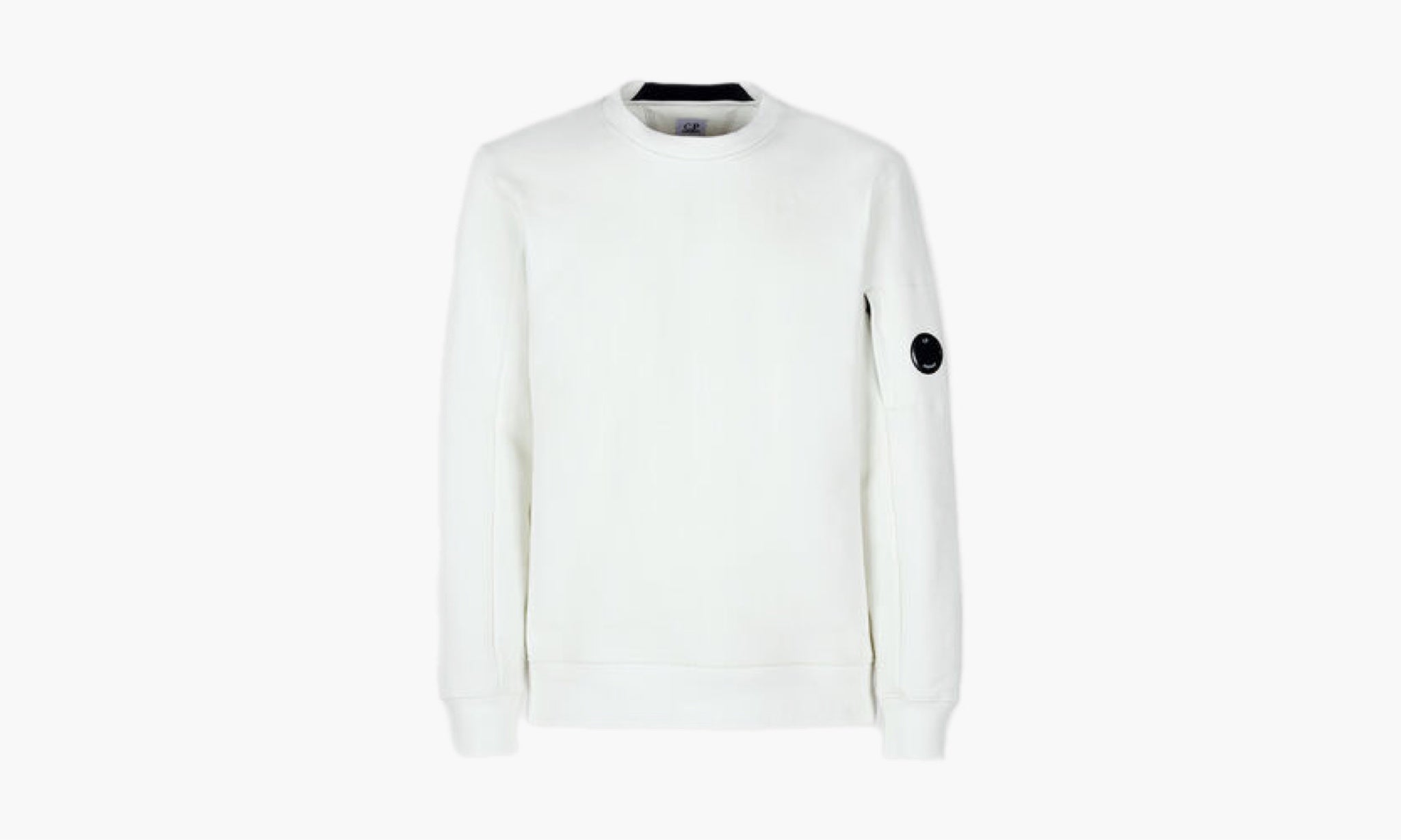 C.P. Company Diagonal Raised Fleece Sweatshirt Gause “White”