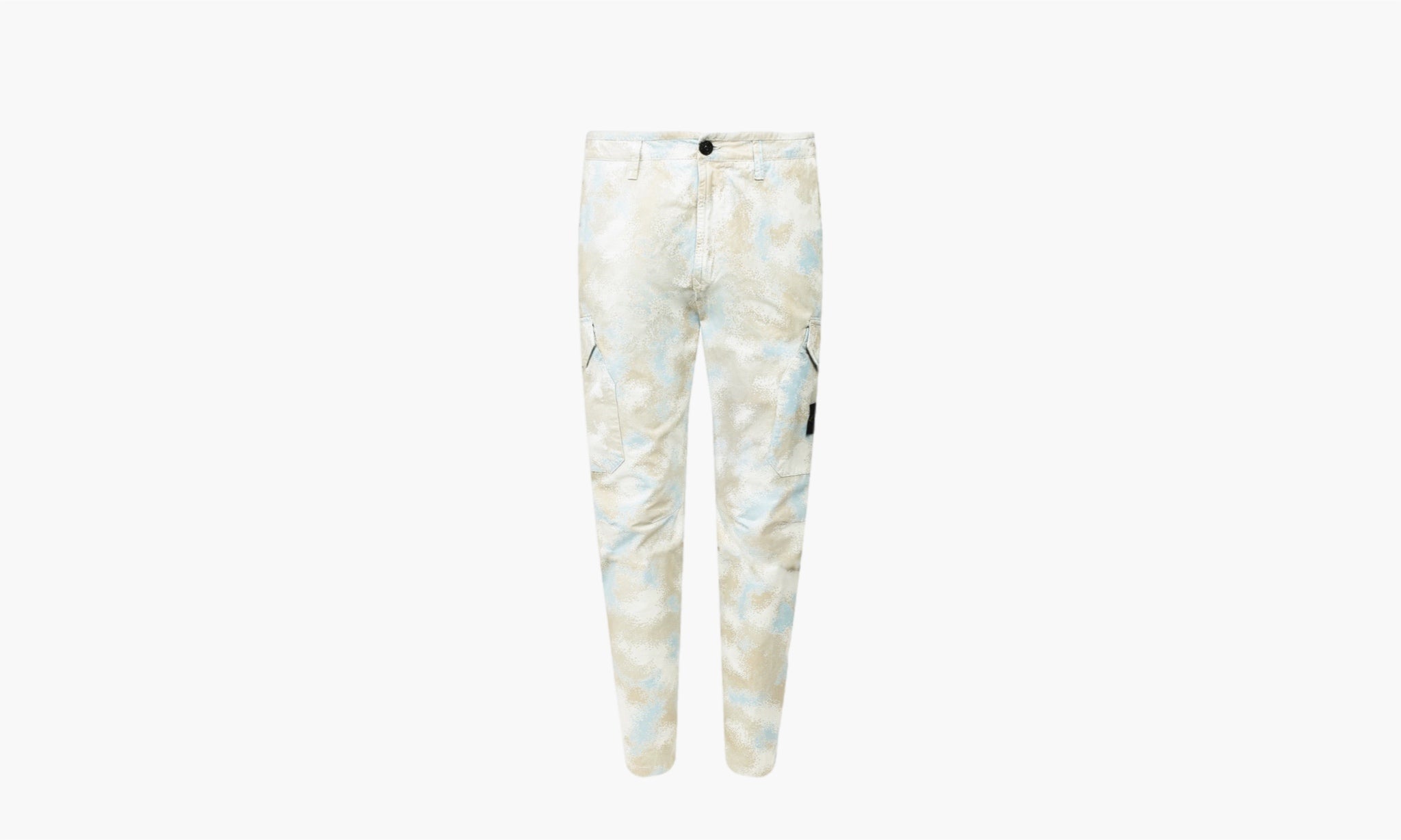 Stone Island Camo Brushed Cargo Trousers Cotton “Beige”