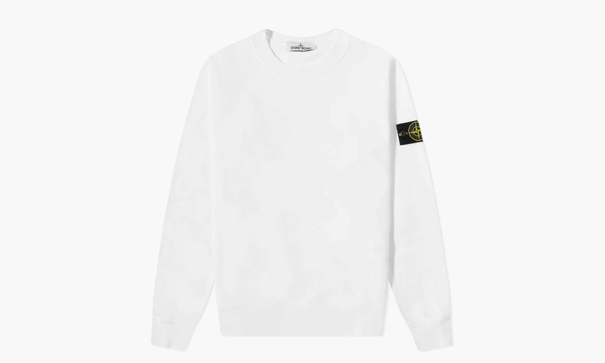 Stone Island GARMENT DYED CREW SWEATSHIRT “White”