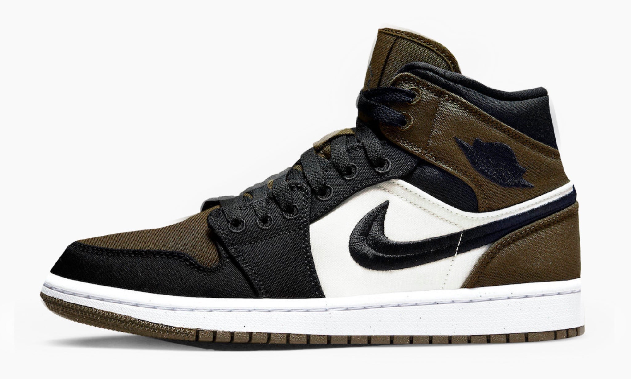 Jordan 1 Mid WMNS “Olive Toe”