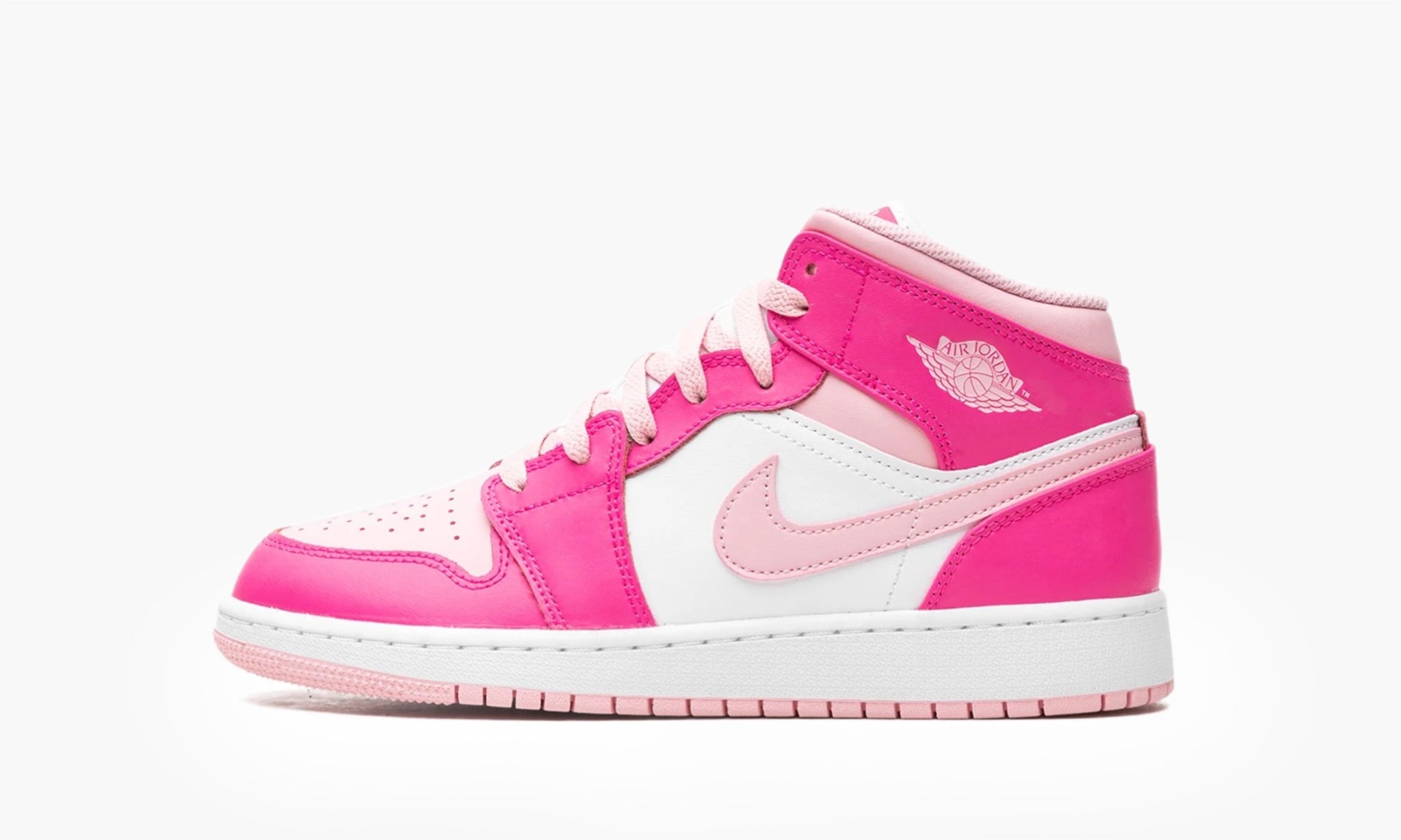 Jordan 1 Mid GS “Fierce Pink”