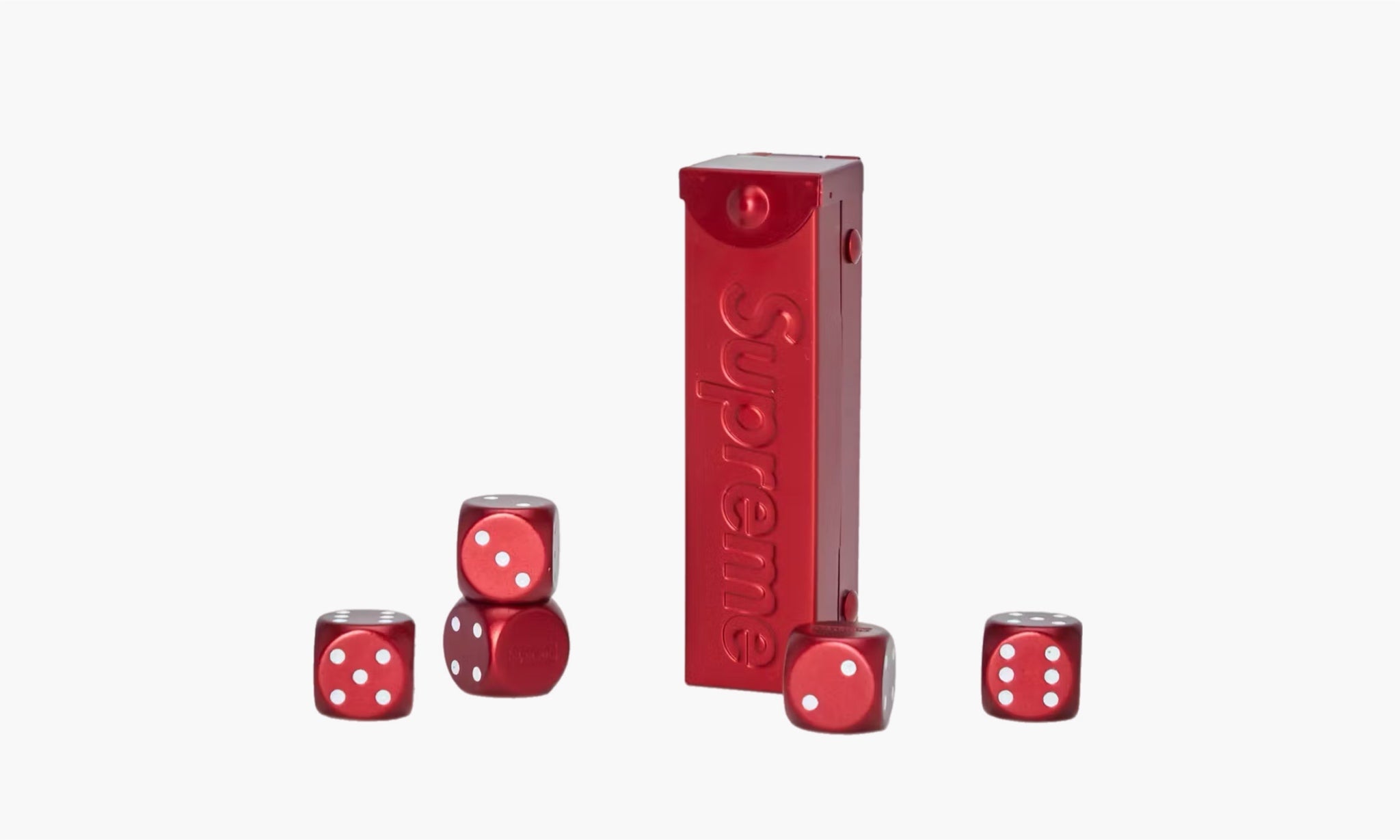 Supreme Aluminum Dice Set “Red”