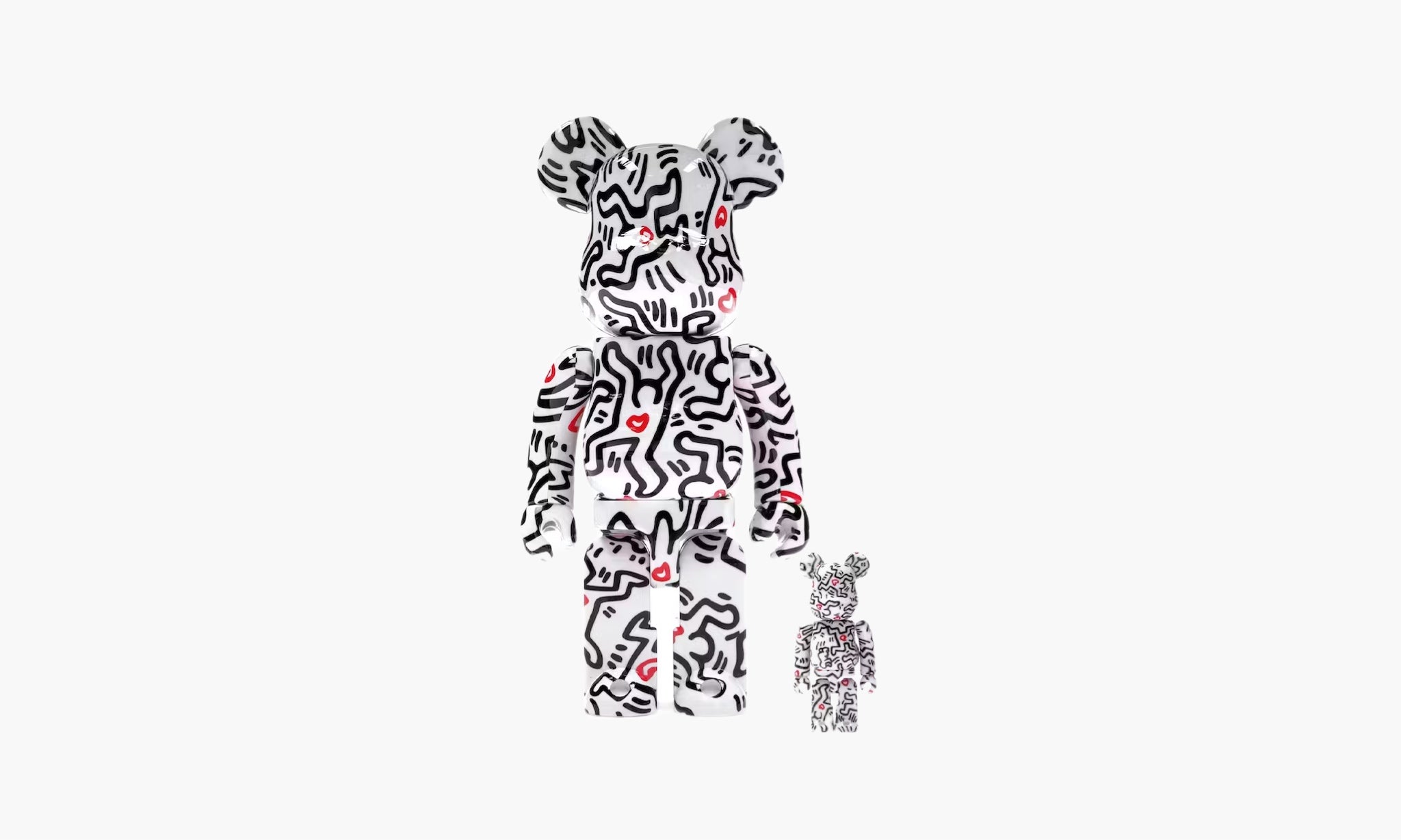 Bearbrick Keith Haring #8 100% & 400% Set