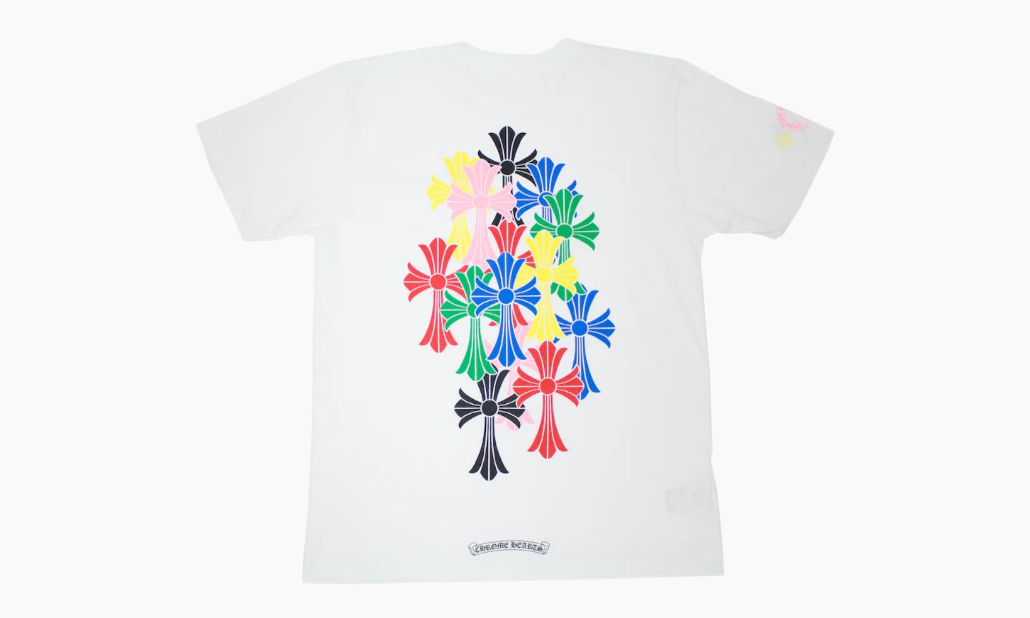 Chrome Hearts Multi Color Cross Cemetery T-shirt “White”