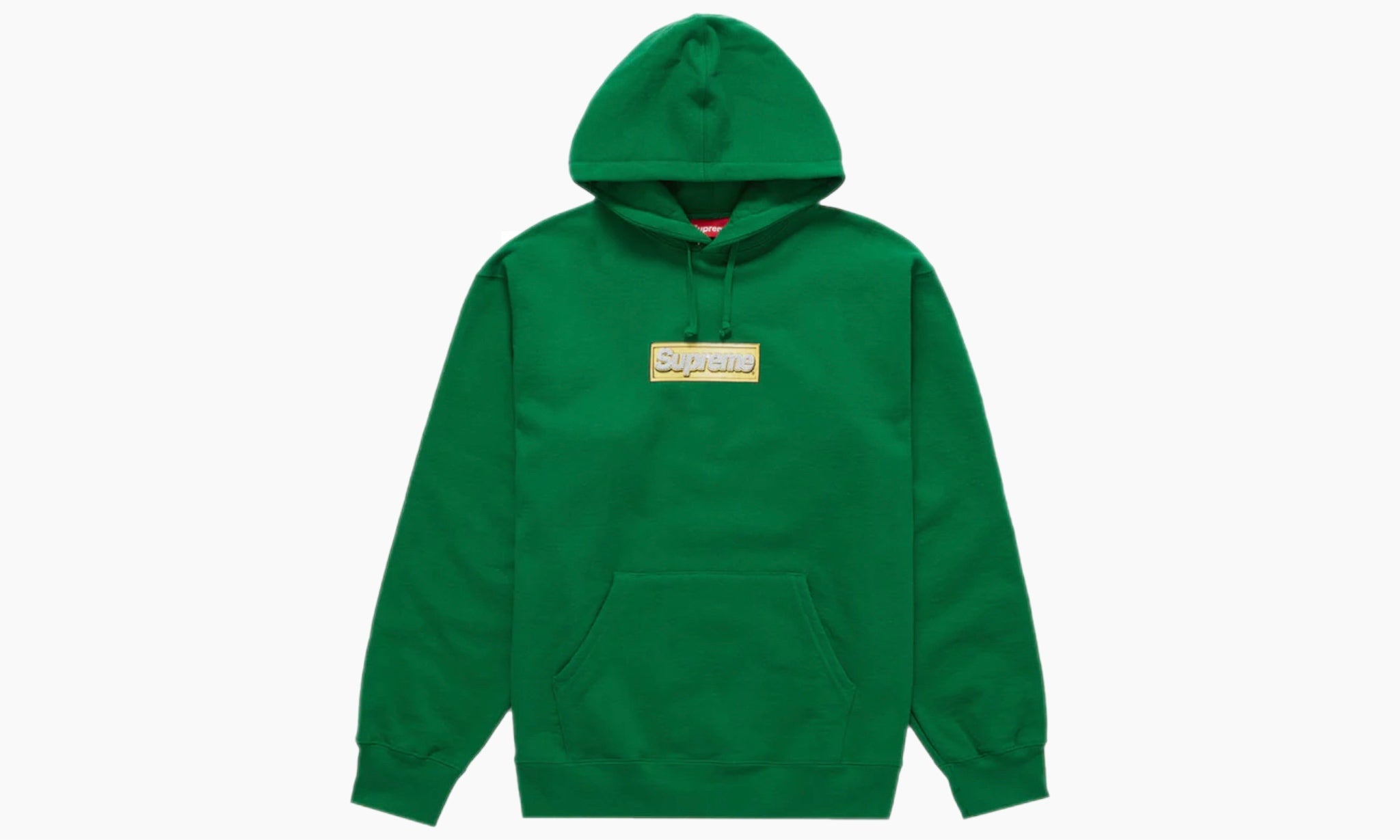 Supreme Bling Box Logo Hooded Sweatshirt “Green”