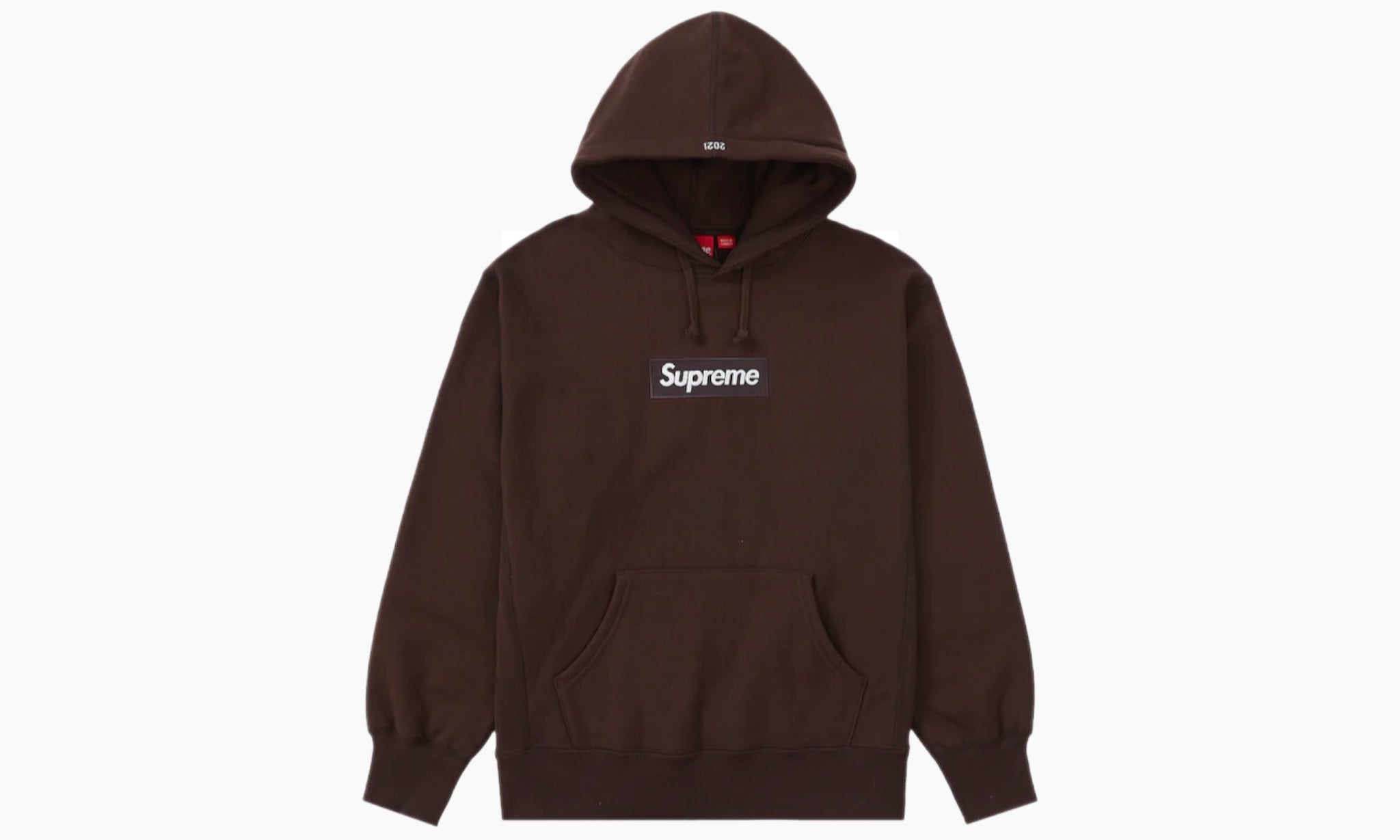 Supreme Box Logo Hooded Sweatshirt FW21 “Dark Brown”