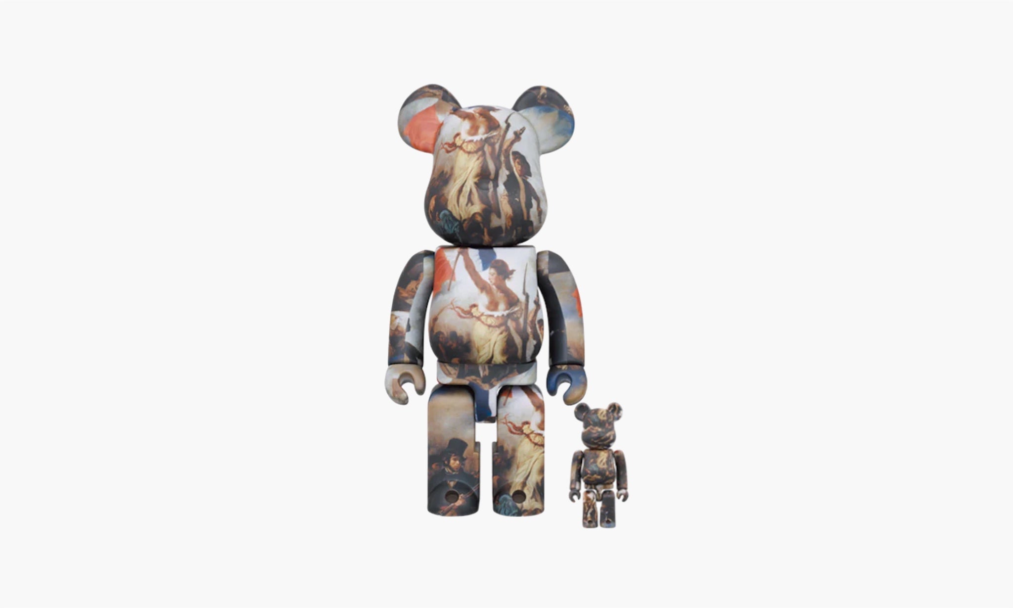 Bearbrick Eugène Delacroix Liberty Leading the People “100% & 400%” Set