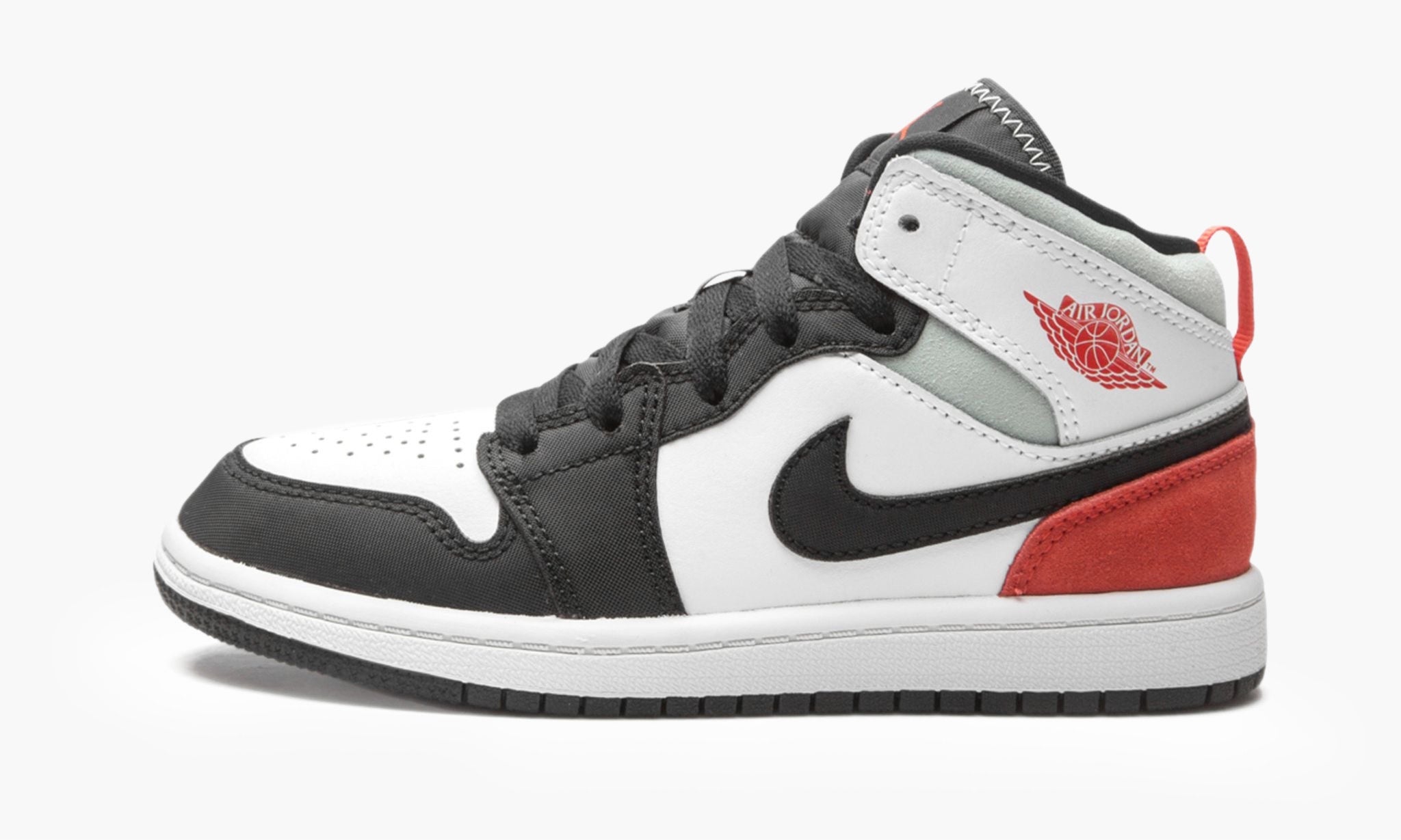 Jordan 1 Mid SE PS “White Black Red Spruce”