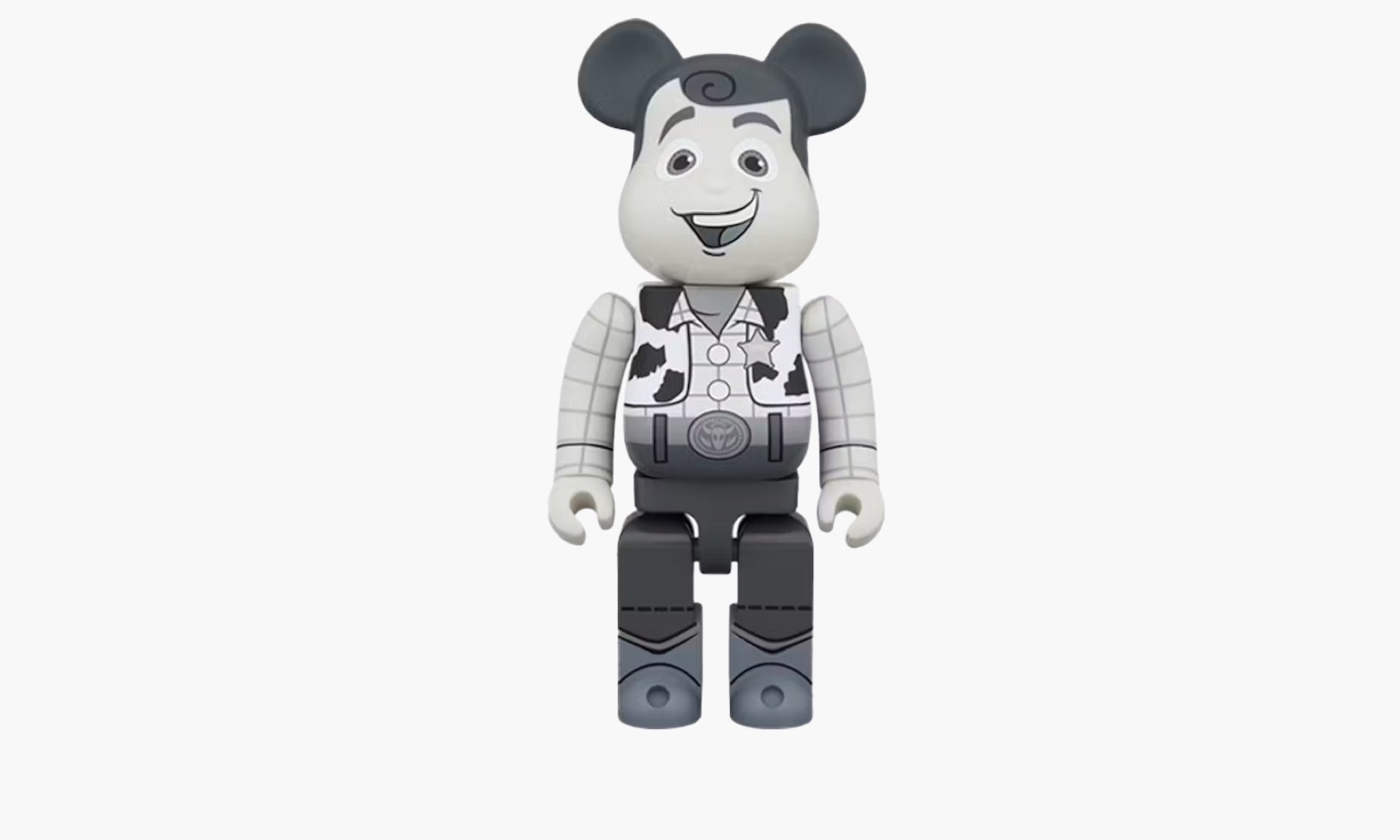 Bearbrick x Disney Woody 1000% “B&W Ver.”