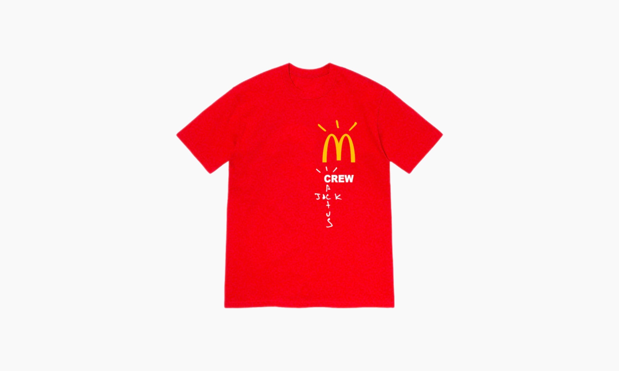 Travis Scott x McDonald’s Crew T-shirt “Red”