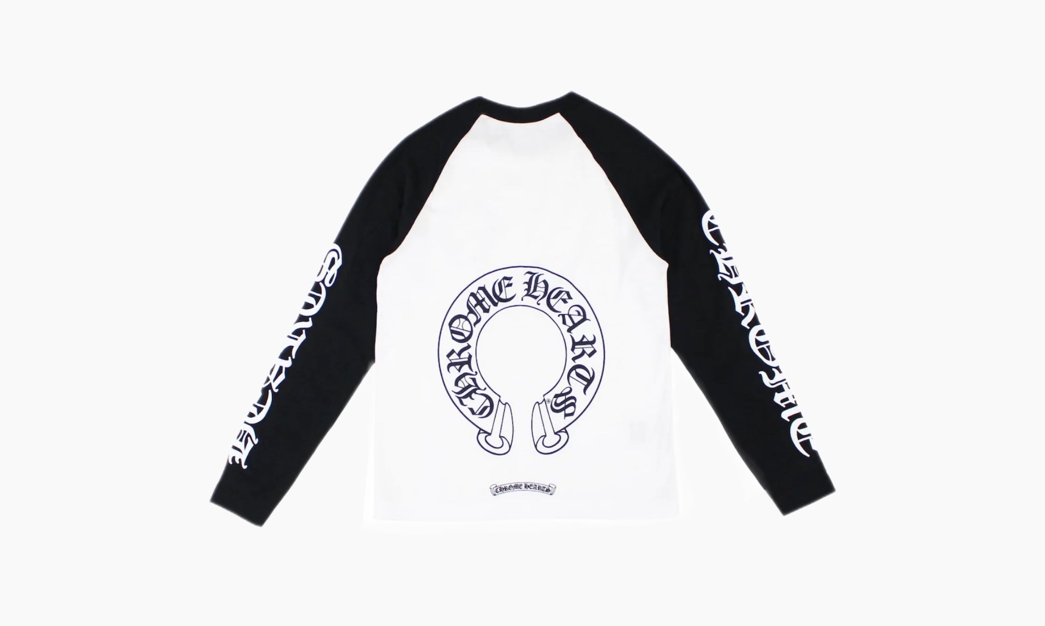 Chrome Hearts Horseshoe Baseball Shirt “White / Black”