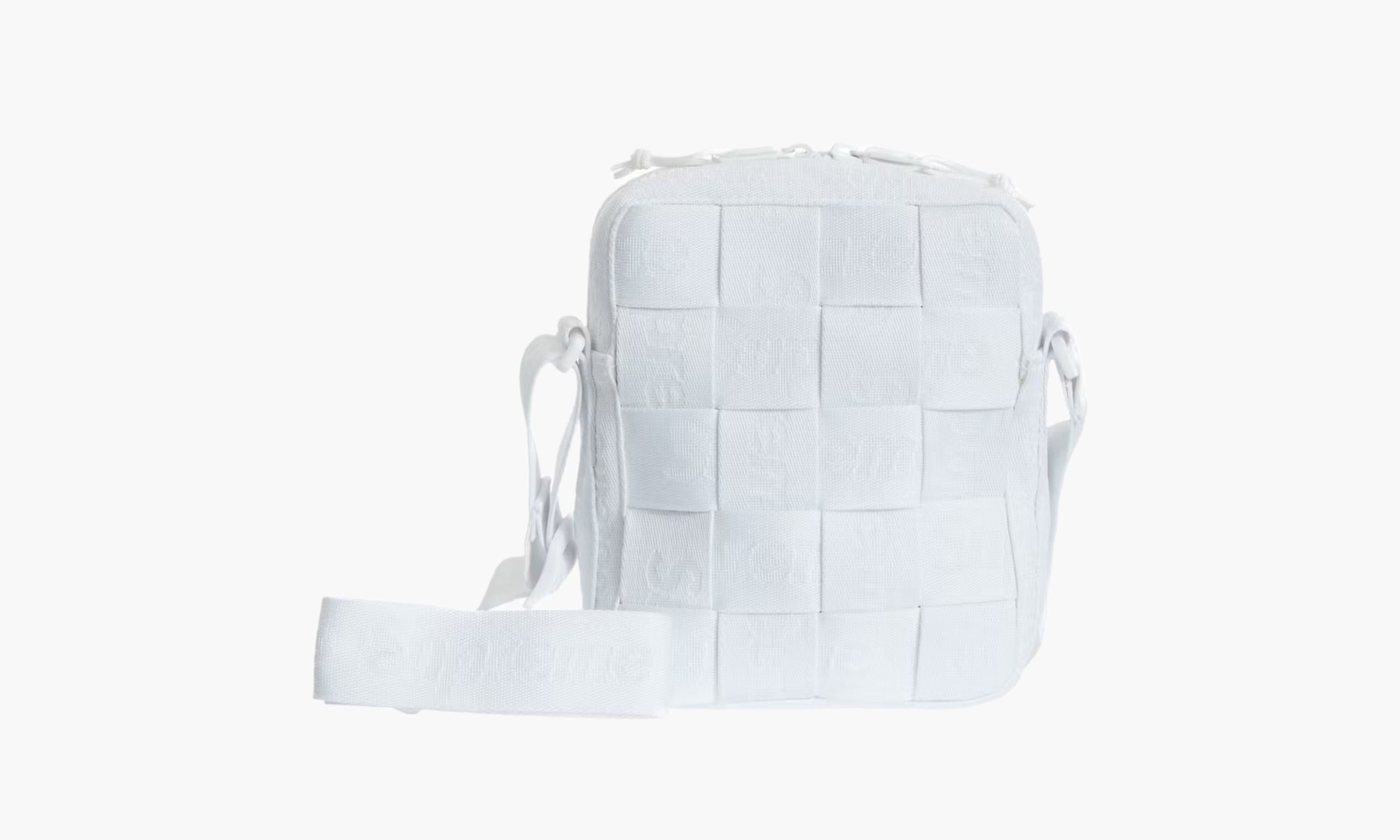 Supreme Woven Shoulder Bag “White”