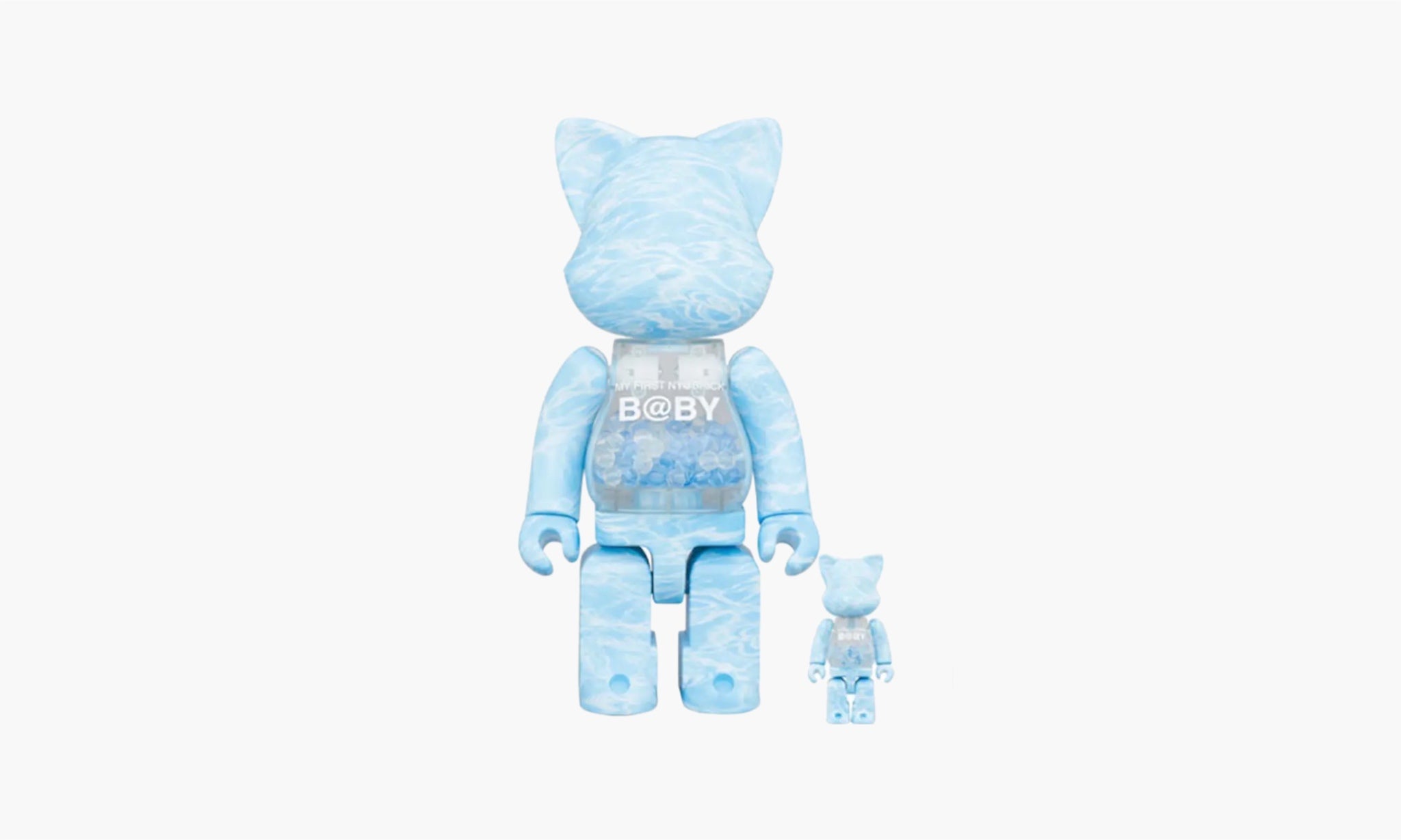 Bearbrick My First Nyabrick Baby “100% & 400%” Set Water Crest