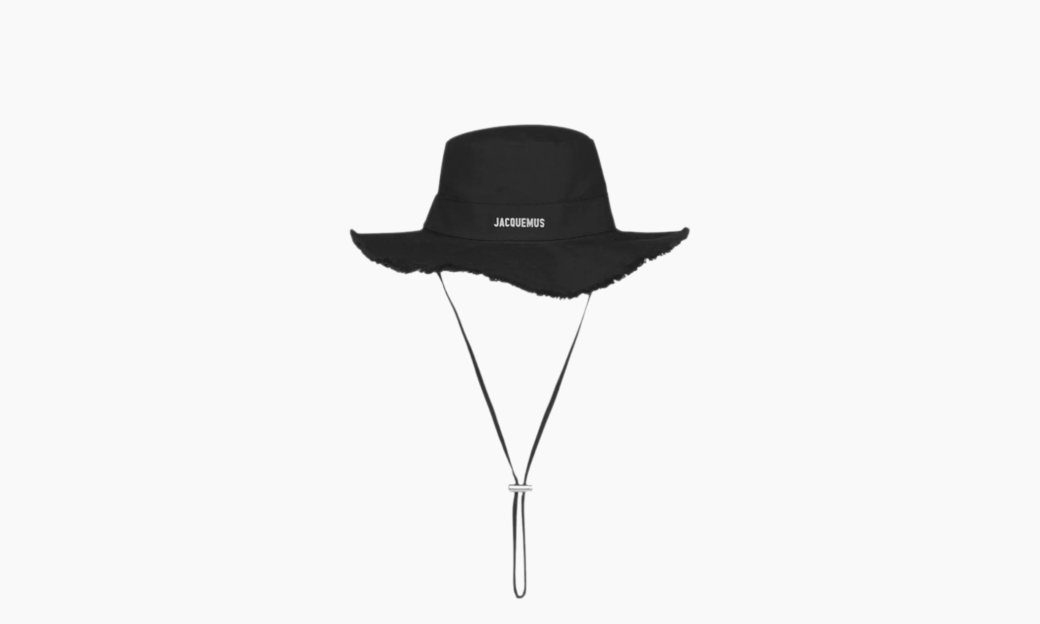 Jacquemus Le Bob Artichaut Large Brim Bucket Hat “Black”