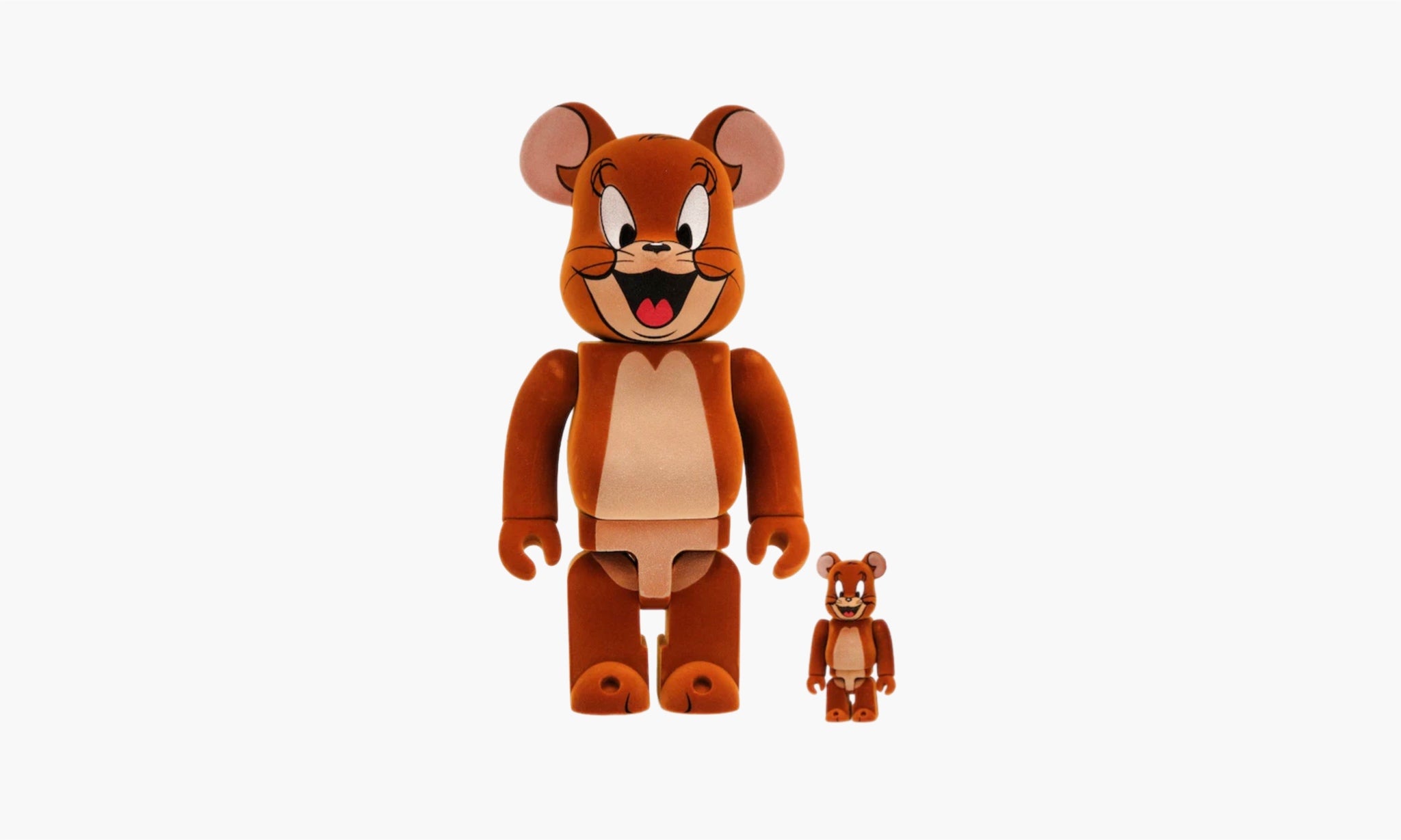 Bearbrick “Tom and Jerry: Jerry Flocky 100% & 400% Set”