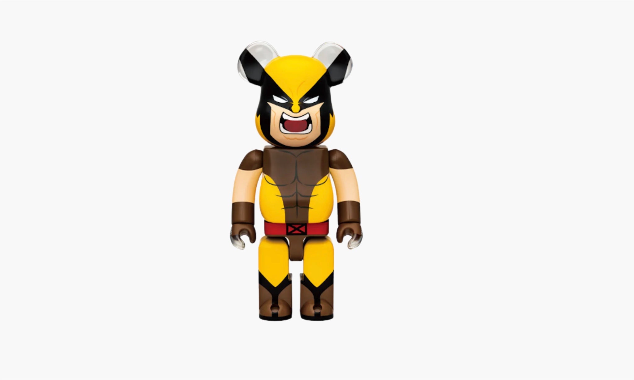 Bearbrick x Marvel X-Men Happy Lottery Wolverine Brown Costume 400%