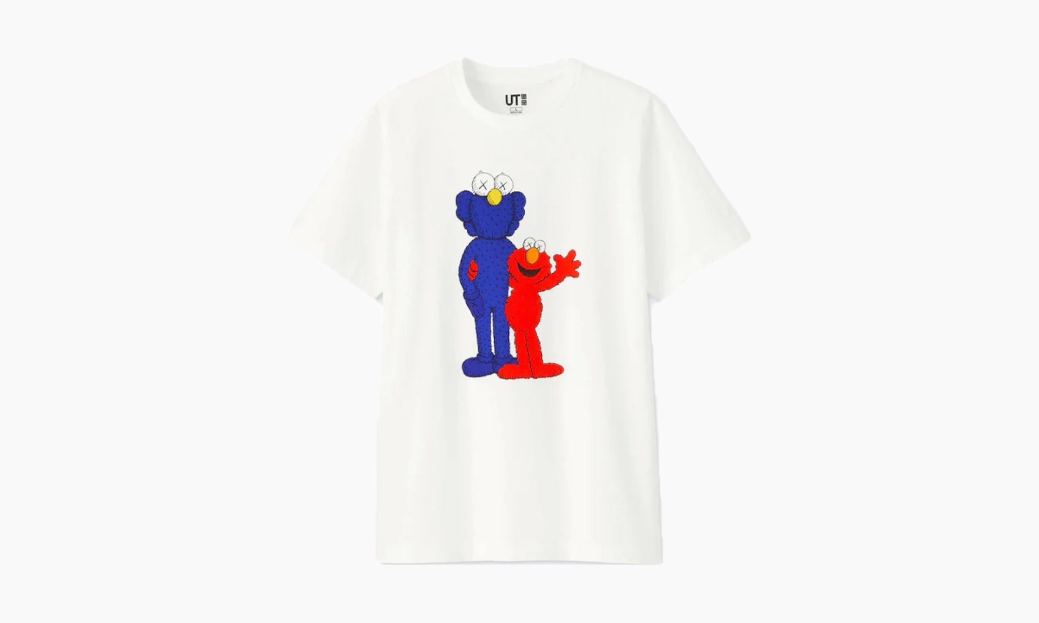 KAWS x Uniqlo x Sesame Street BFF Elmo Tee “White”