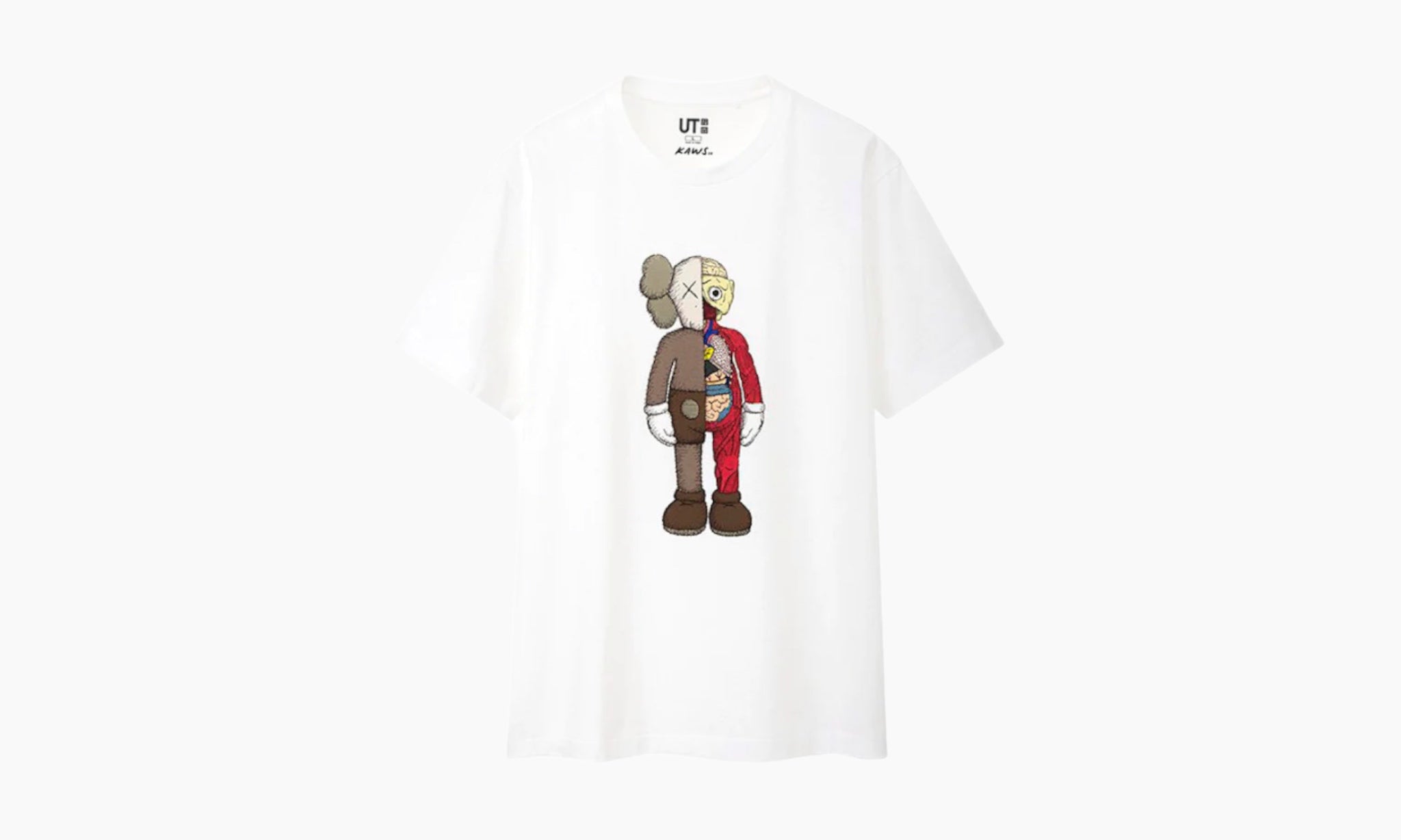 KAWS x Uniqlo Flayed Tee “White”