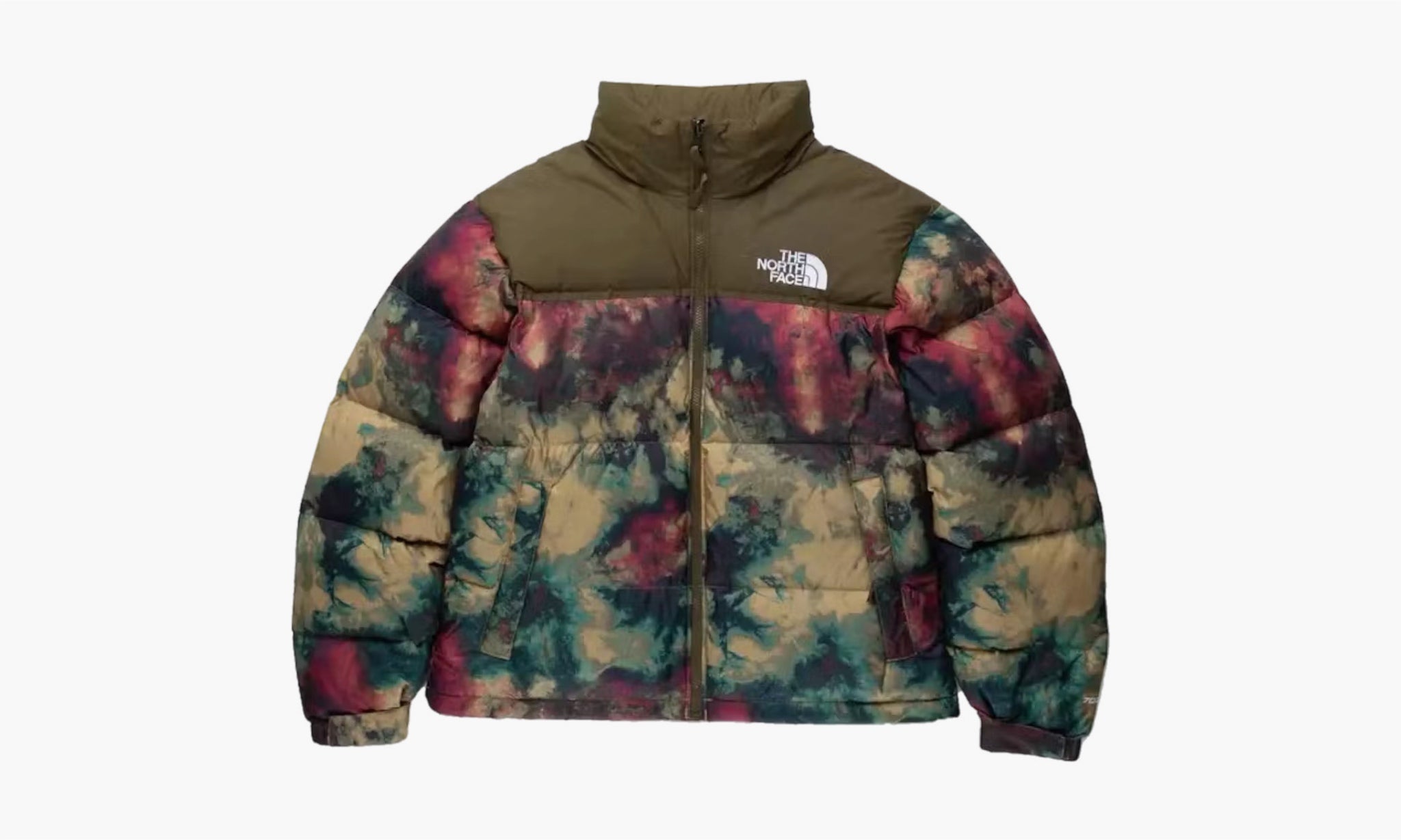 The North Face Womens Printed 1996 Retro Nuptse Jacket “Antelope Tan/Ice Dye Print”