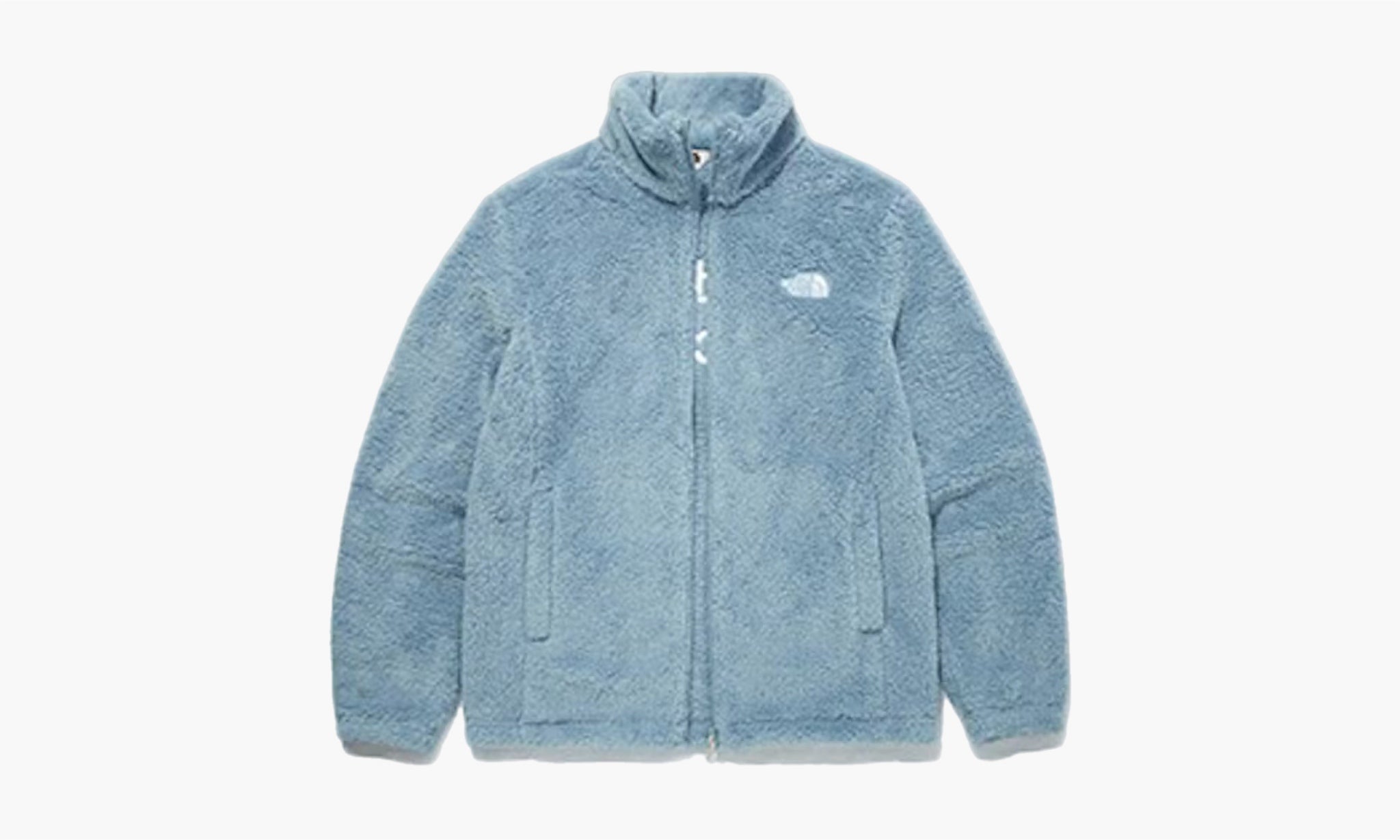 The North Face Comfy Fleece Zip Up “White Label” Zip Up “Powder Blue”