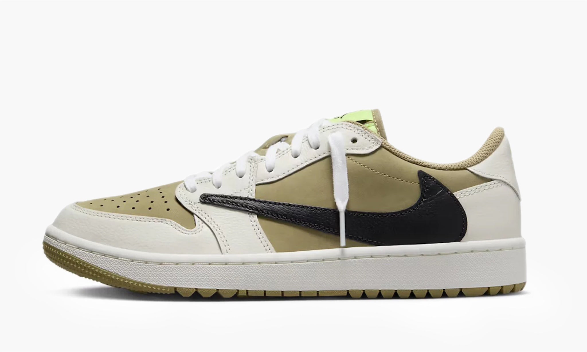 Jordan 1 Retro Low Golf “Travis Scott – Neutral Olive”