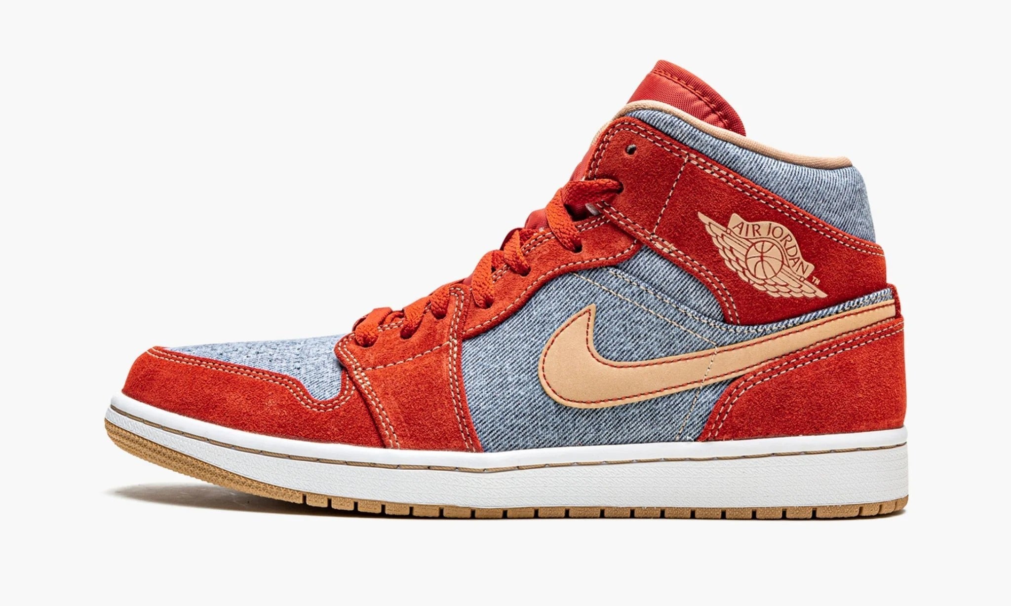 Jordan 1 Mid “Denim Red”