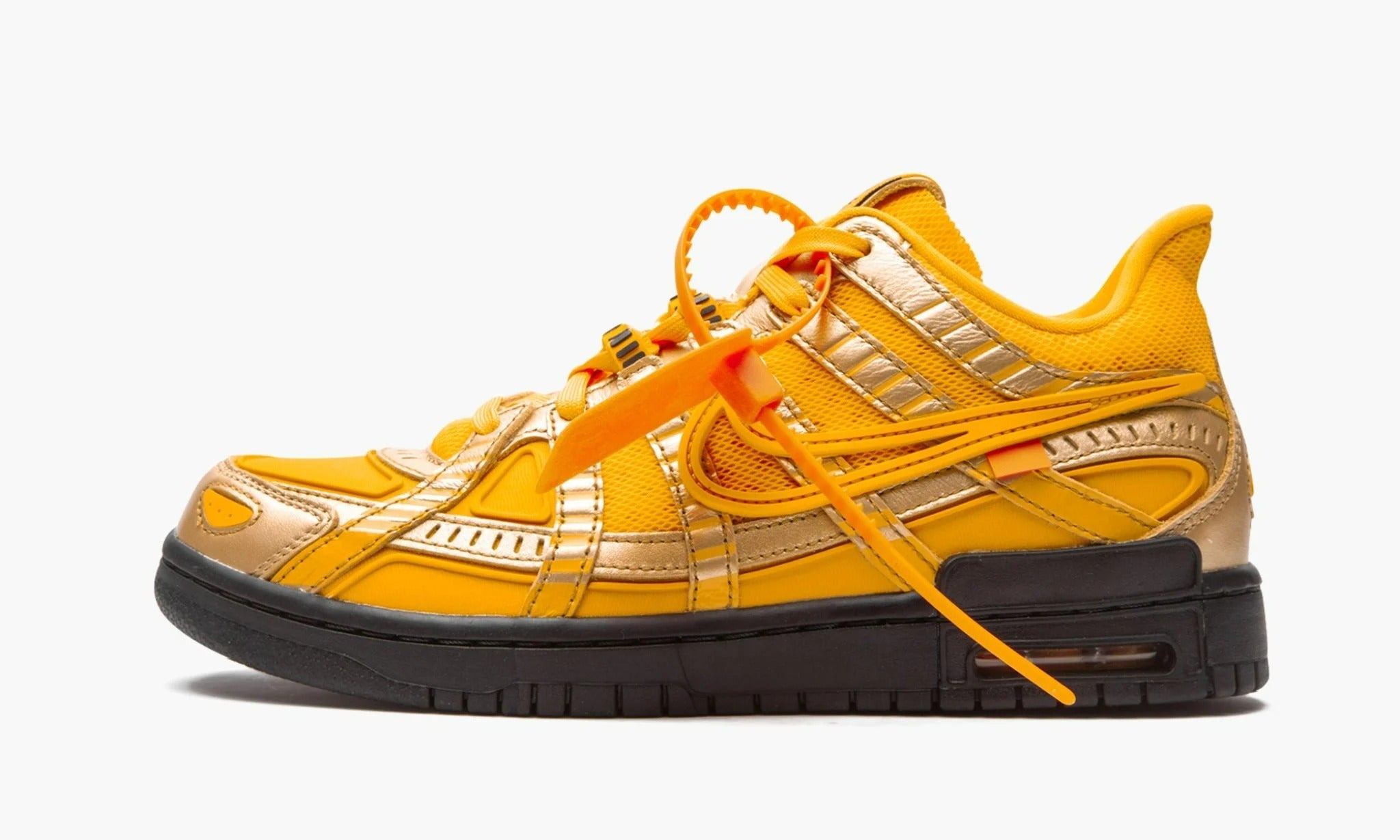 Nike Air Rubber Dunk “Off-White- University Gold”