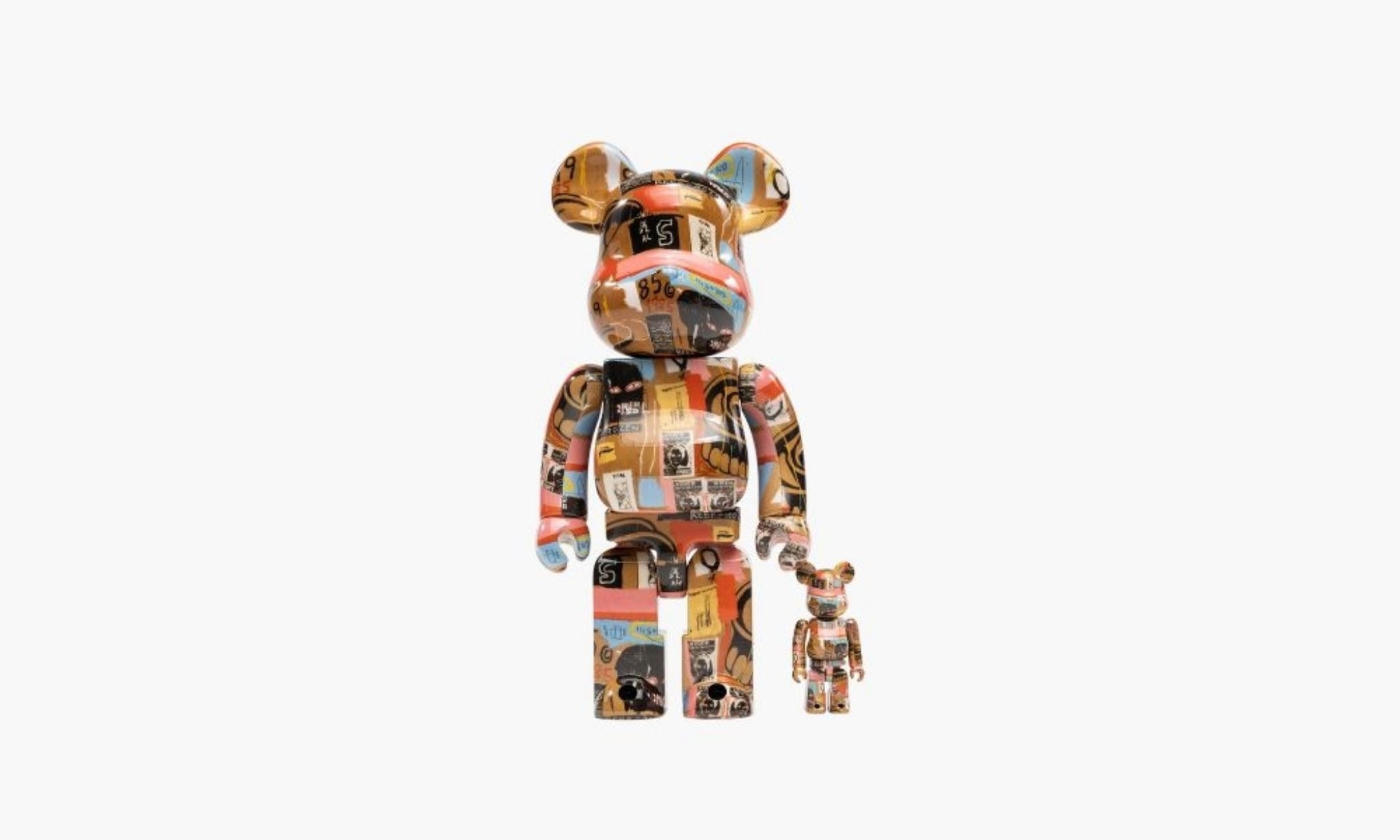 Bearbrick Andy Warhol x Jean Michel Basquiat #2 “100% and 400%”