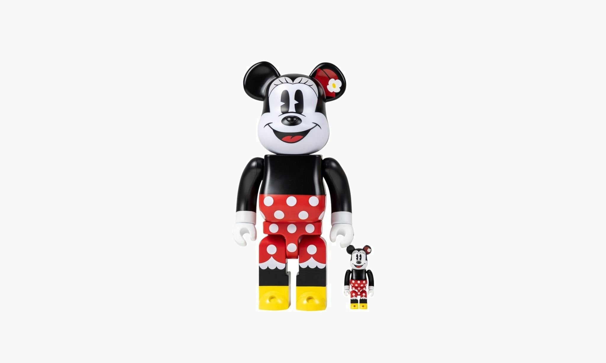 Bearbrick x Disney Minnie Mouse 100% & 400% Set