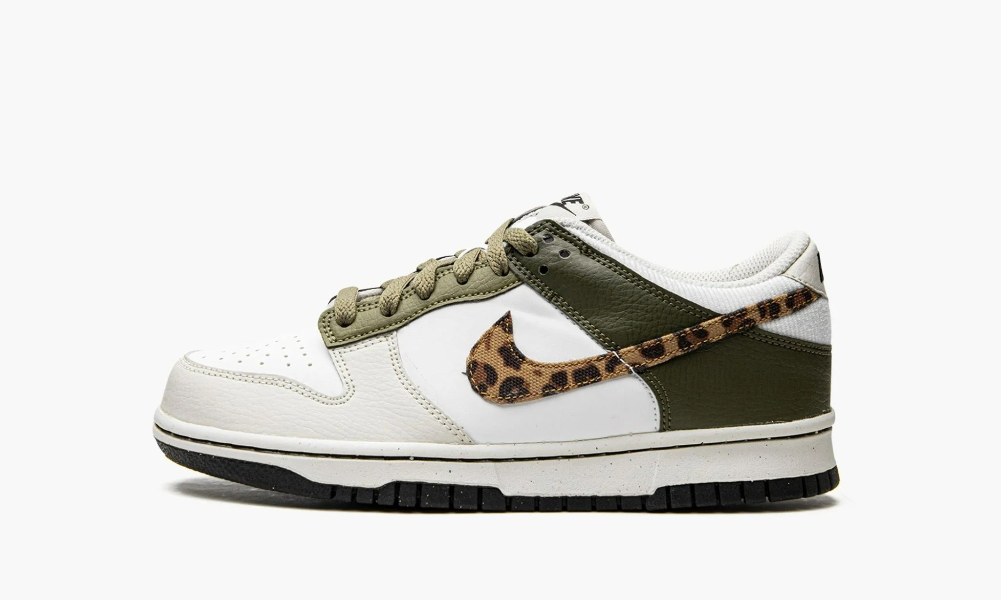 Nike Dunk Low GS “Animal Instinct / Olive Leopard”