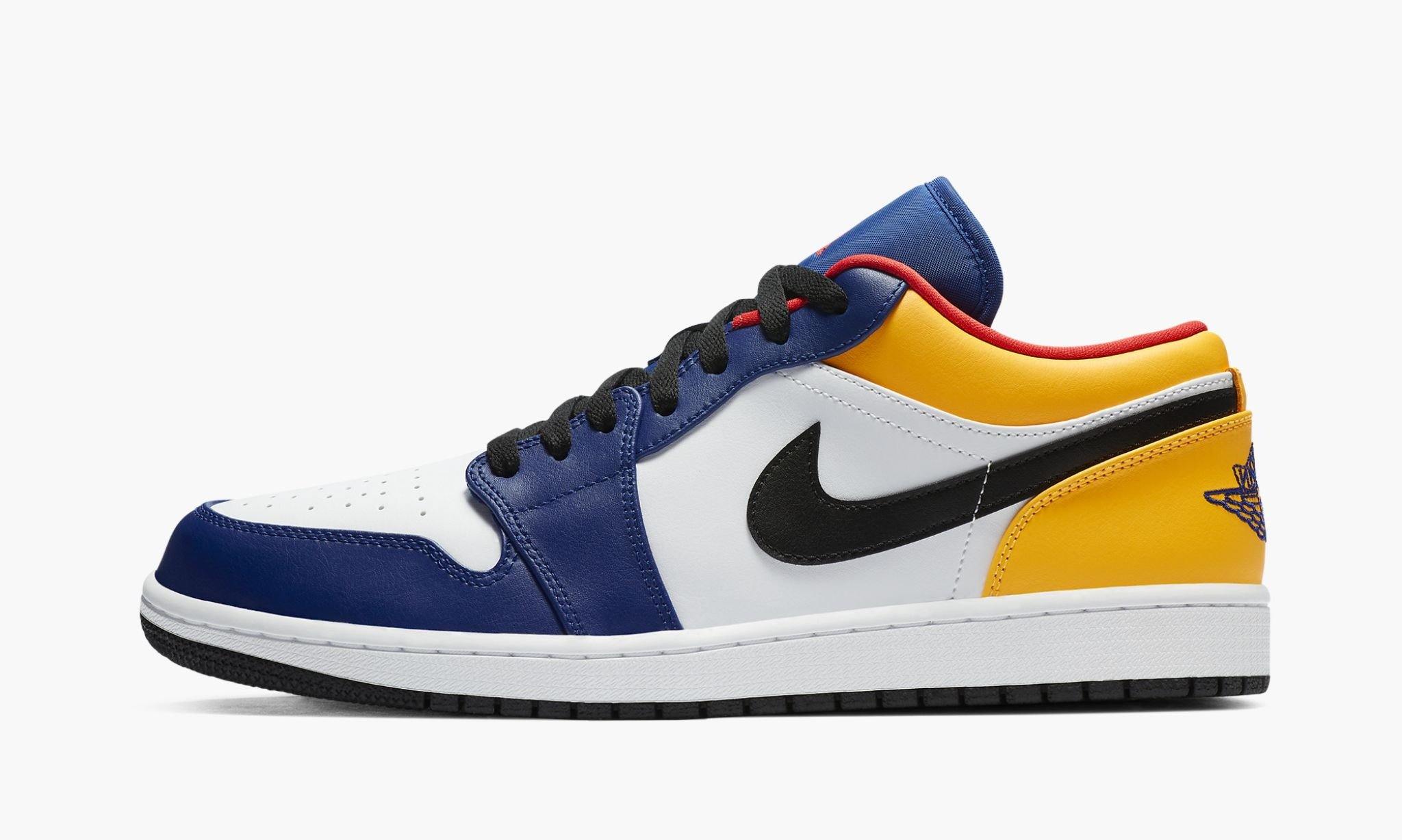 Jordan 1 Low “Deep Royal / Yellow”