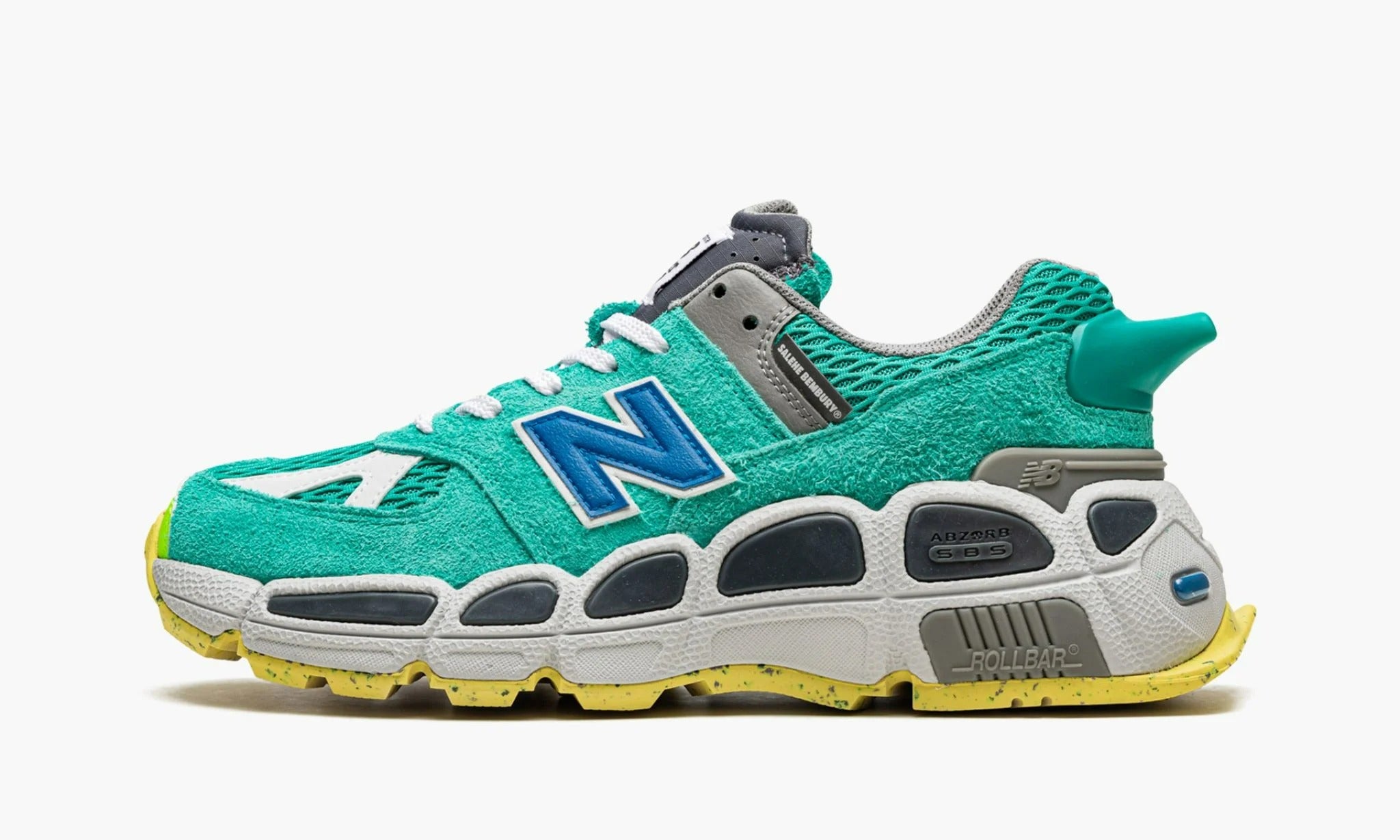 New Balance 574 YURT “Salehe Bembury – Universal Communication Emerald Sky”